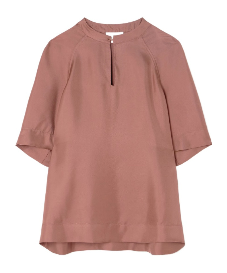 Zeus silk-twill blouse