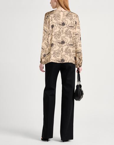 Woman Top Beige Size 10 Viscose