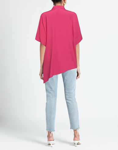 Anna Molinari Woman Shirt Fuchsia Size 4 Acetate, Silk