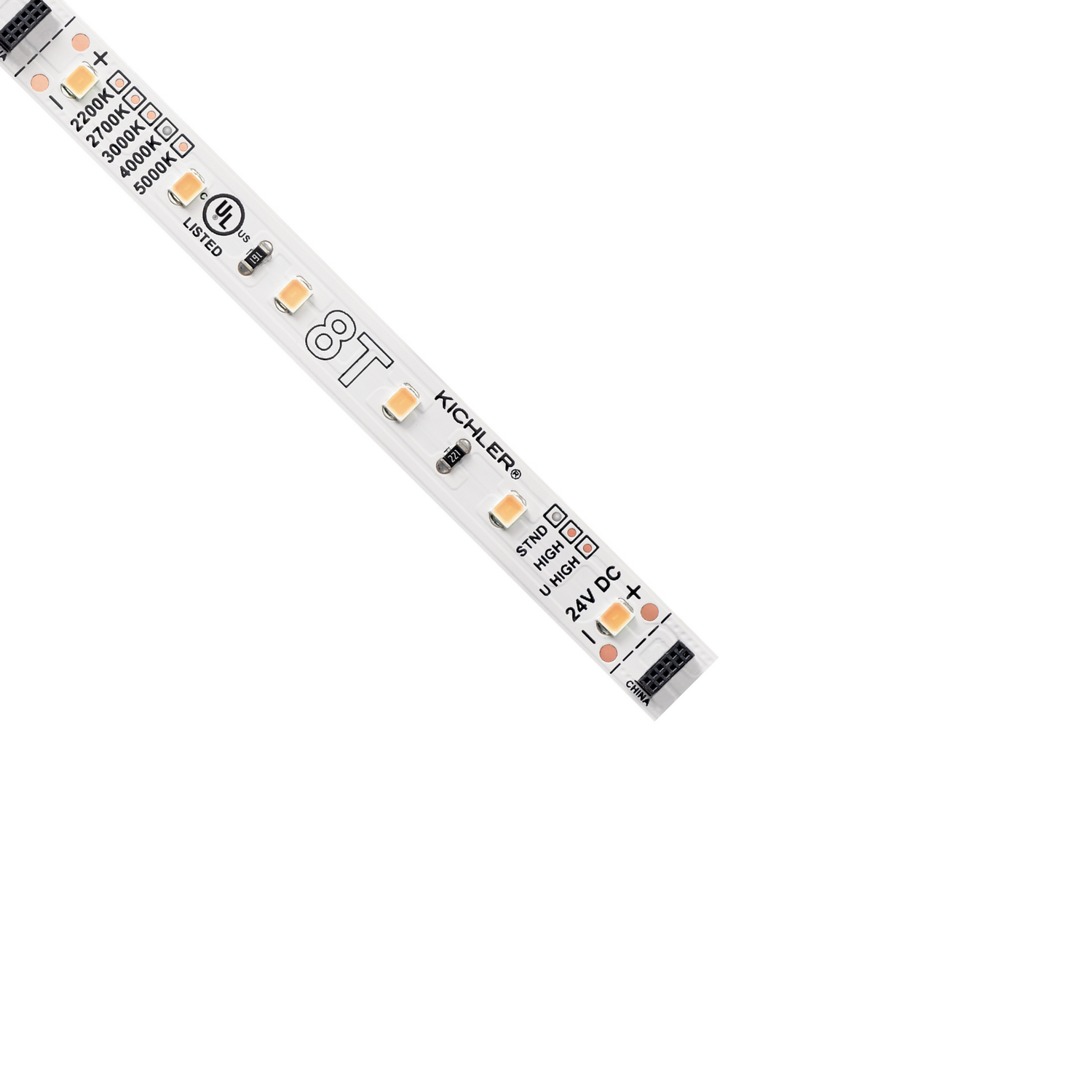 White Material LED Tape Light from the 8T Tape Light Led Collection