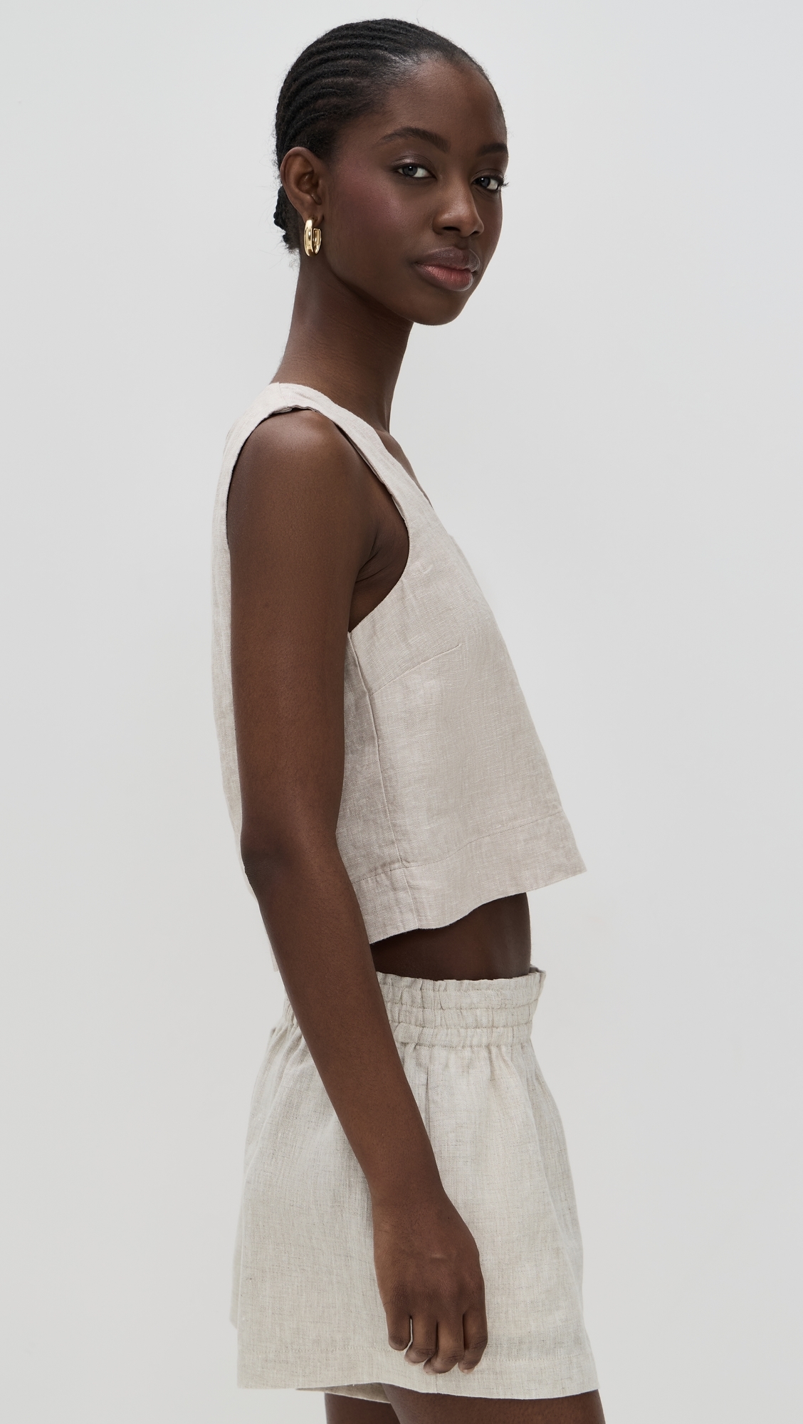 RAILS Akira Top Heathered Flax