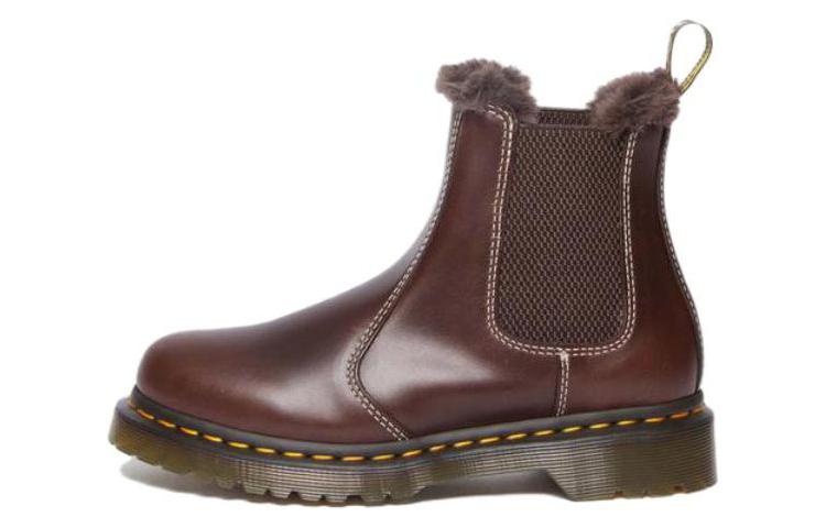 2976 Leonore Faux Fur Lined Chelsea Boots 'Dark Brown'