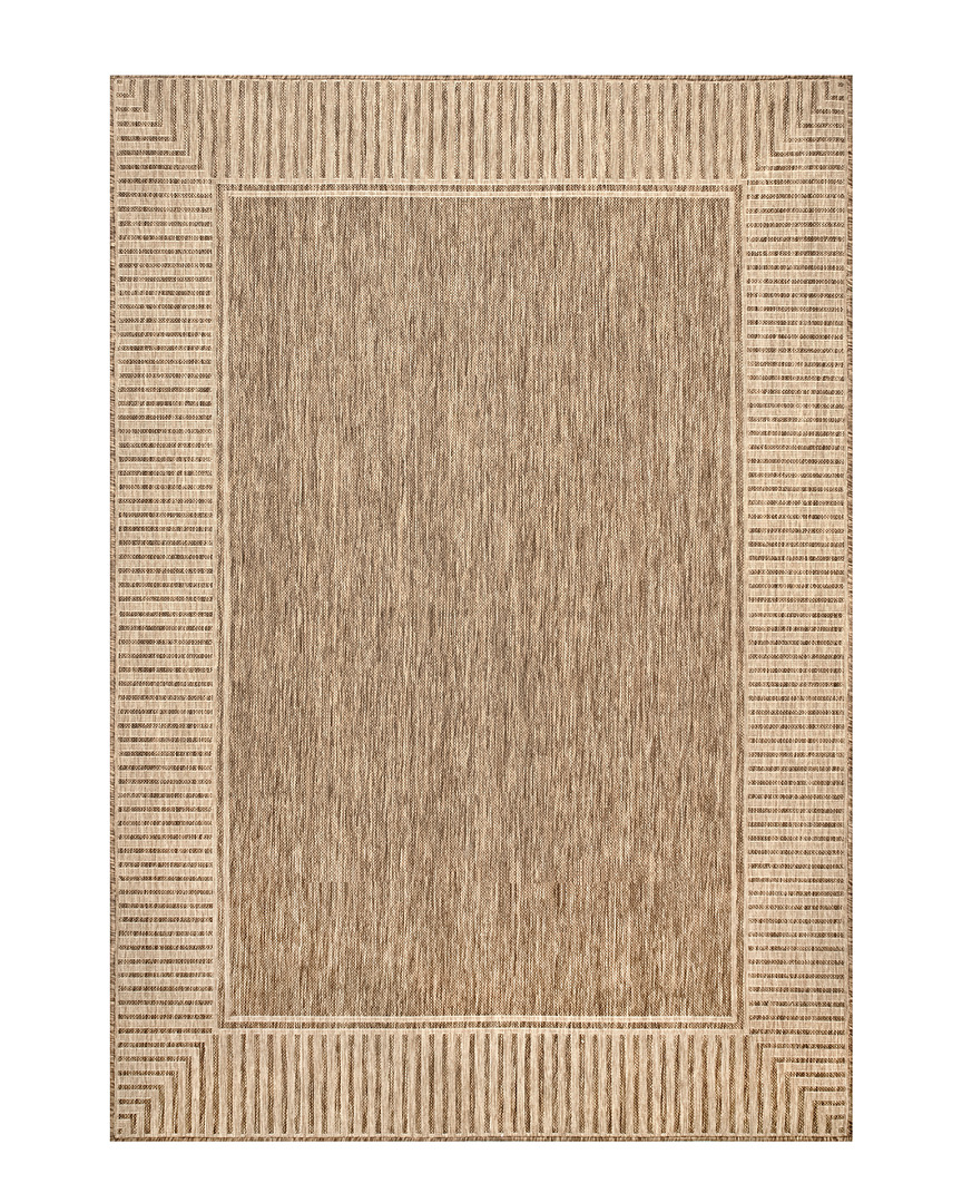 Evie Border Flatweave Indoor/Outdoor Rug