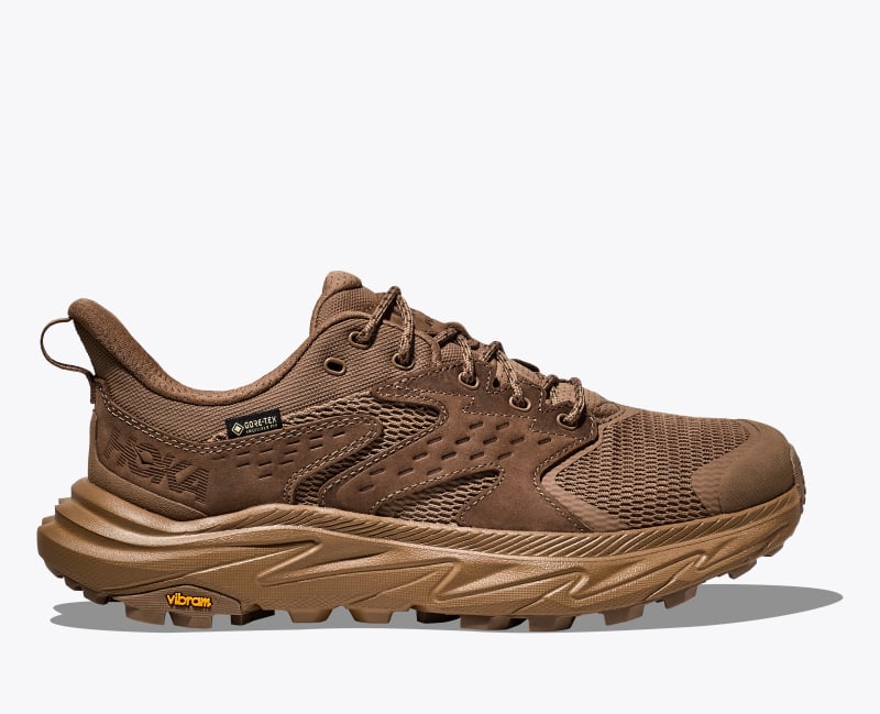 HOKA Men's Anacapa 2 Low GTX Shoes in Rye/Bark