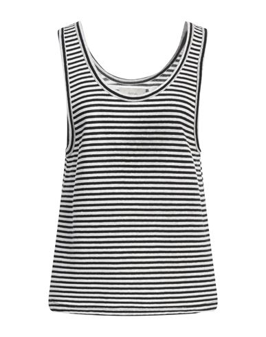 Woman Tank top Black Size M Organic cotton, Organic Linen