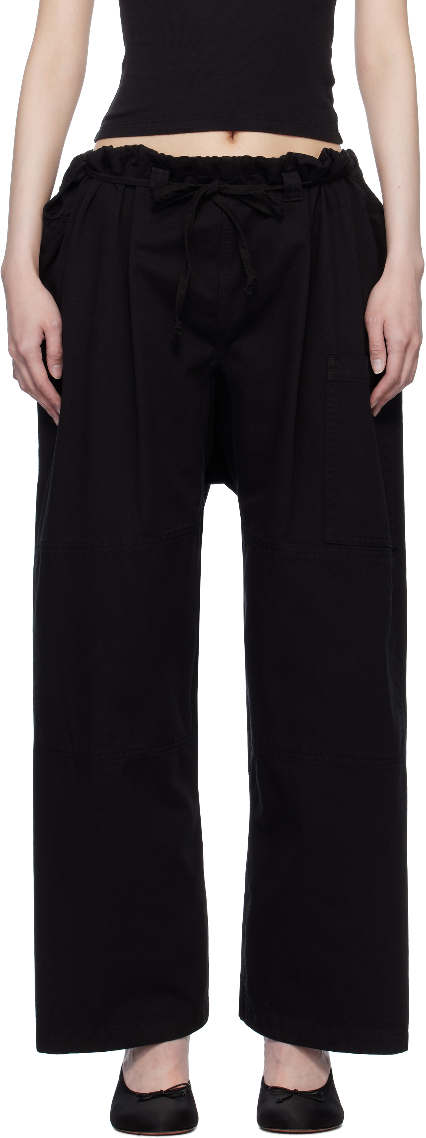 Gil Rodriguez Black 'The Lou' Lounge Pants