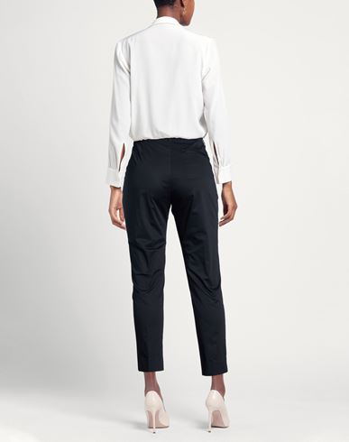 Woman Pants Midnight blue Size 12 Cotton, Elastane