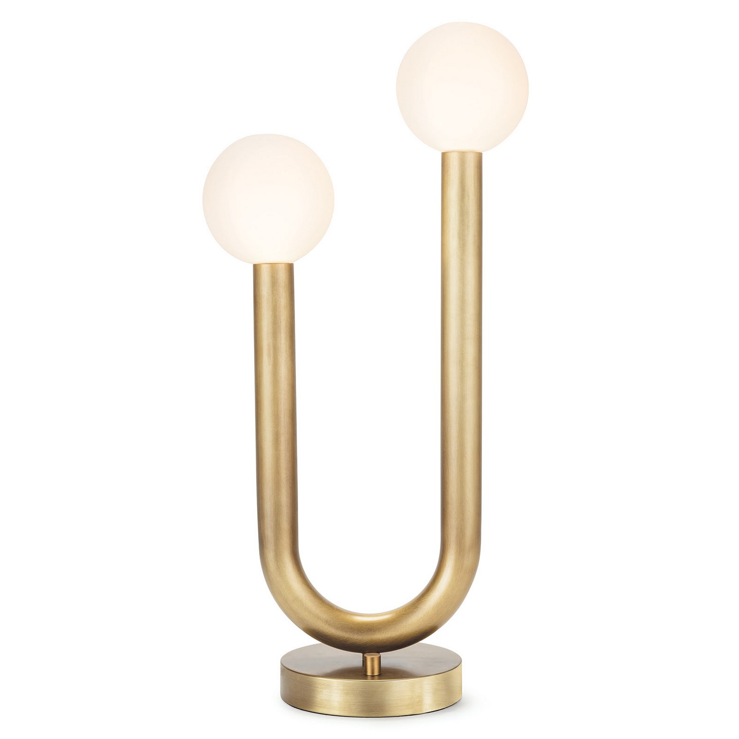 Natural Brass LED Table Lamp from the Happy Collection