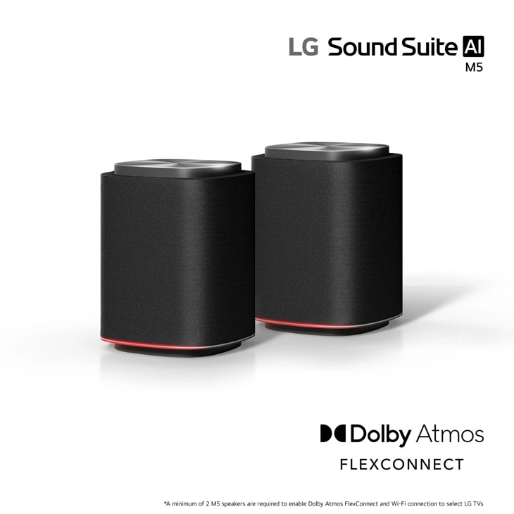 LG Sound Suite M5 | Wireless Speakers | Dolby Atmos FlexConnect | Spatial Audio