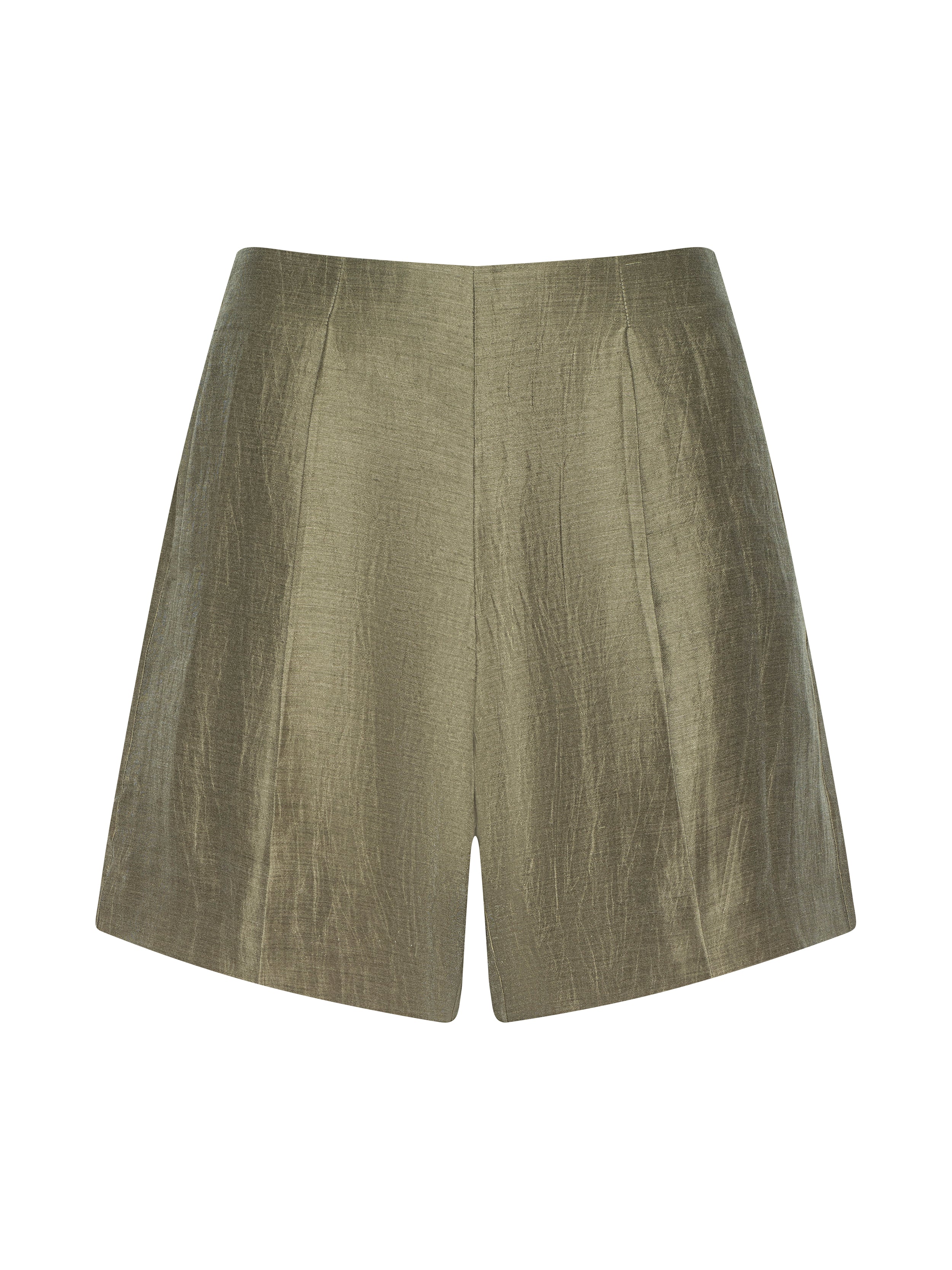 Hadleigh Linen-Blend Short In Grey Taupe