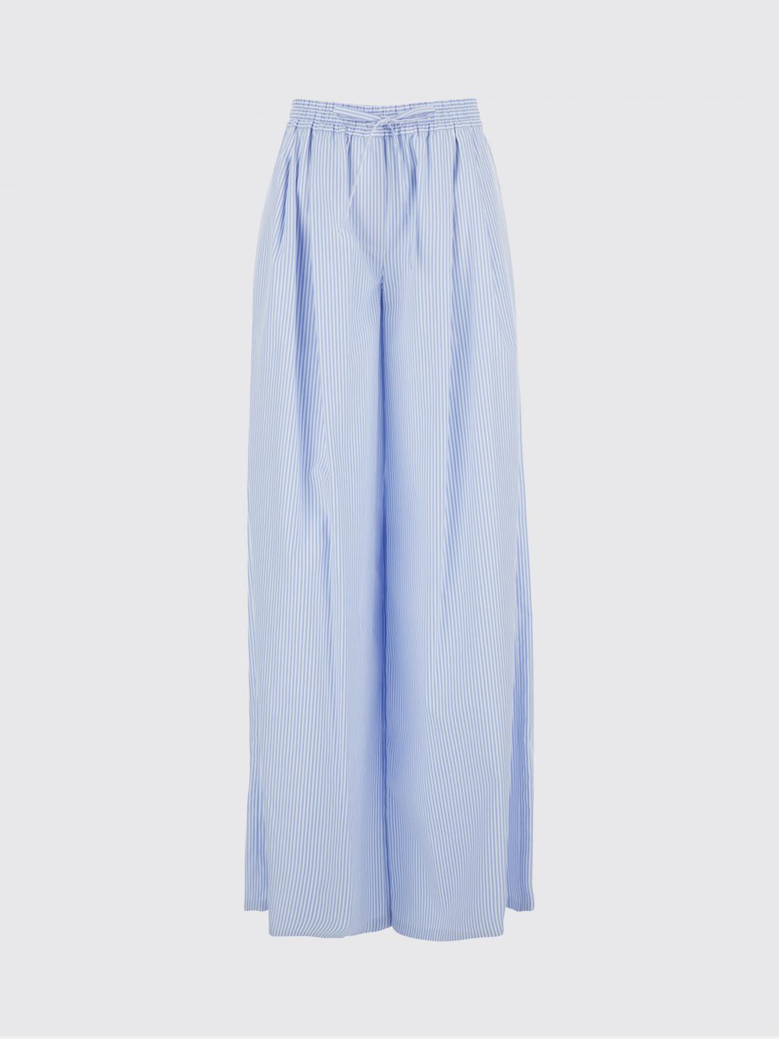 Pants Woman color Gnawed Blue