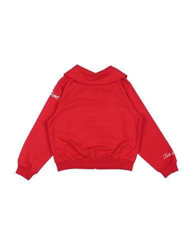 Kid Boy Sweatshirt Red Size 10 Cotton, Elastane