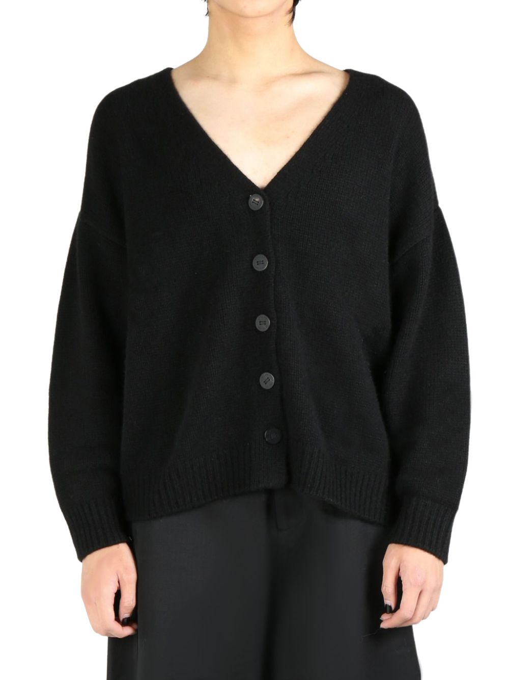 Cashmere cardigan - Black