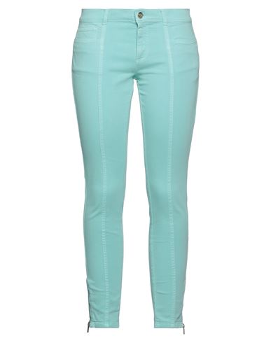A. testoni Woman Denim pants Light green