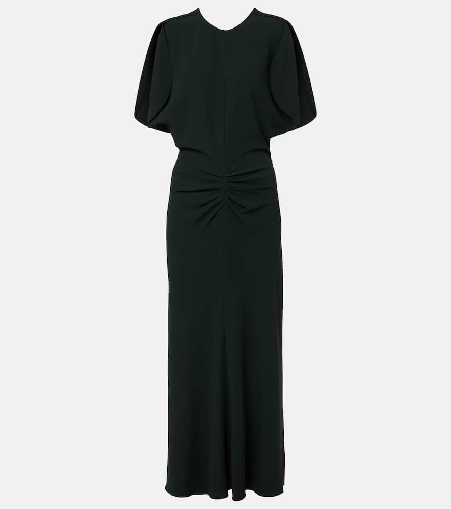 Gathered midi dress