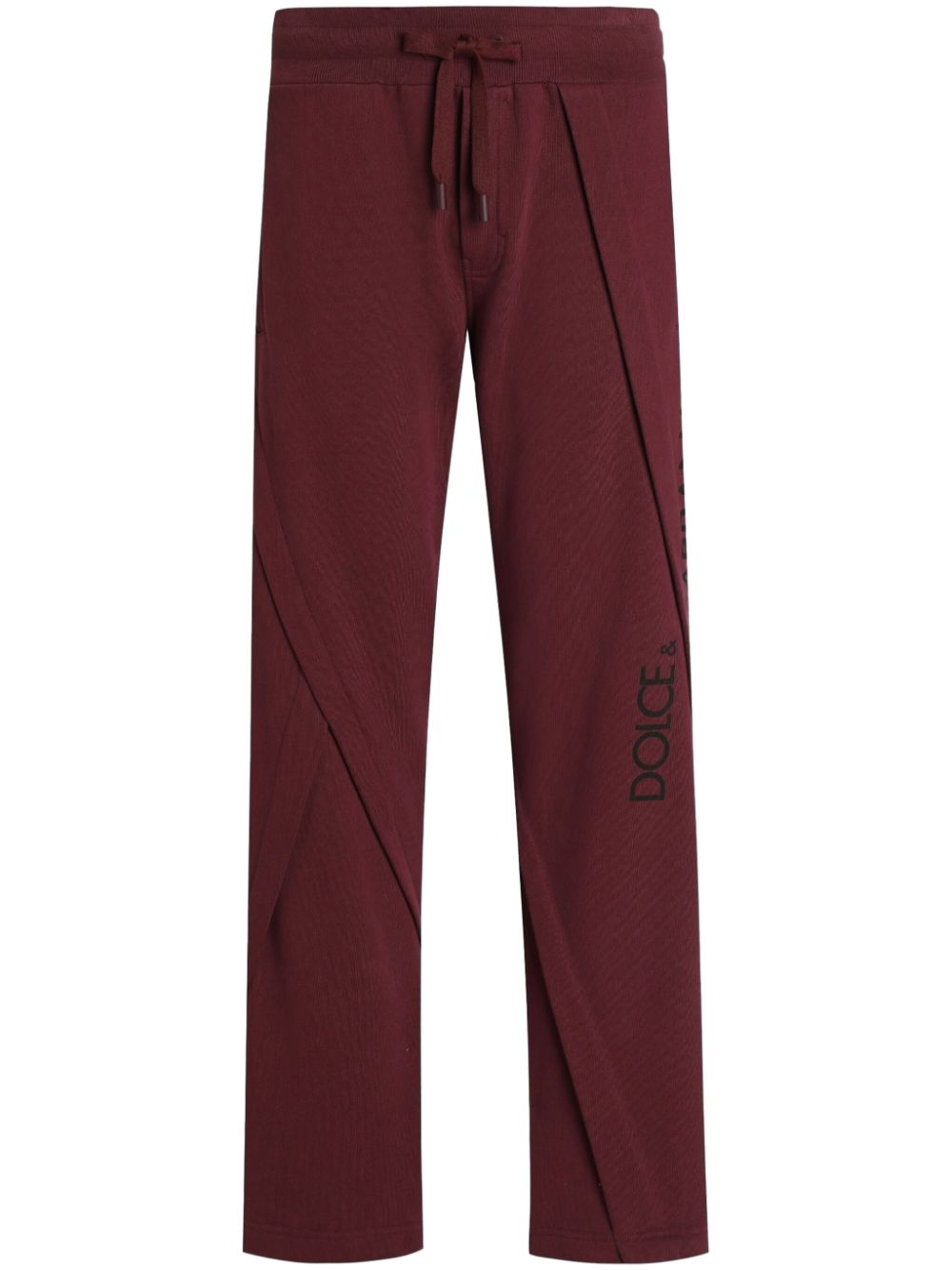 Drawstring track pants - Red
