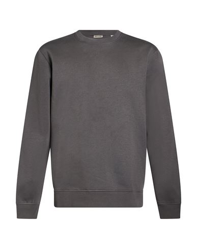 Man Sweatshirt Grey Size L Organic cotton, Polyester, Cotton
