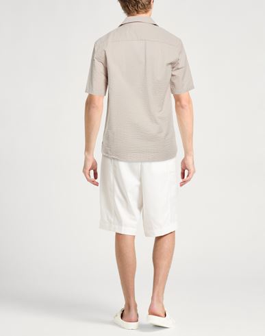 Man Shirt Beige Size S Cotton, Recycled cotton