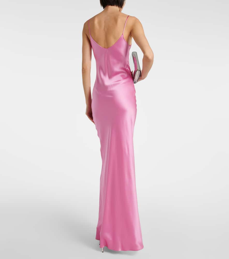 Rodarte Caped silk gown