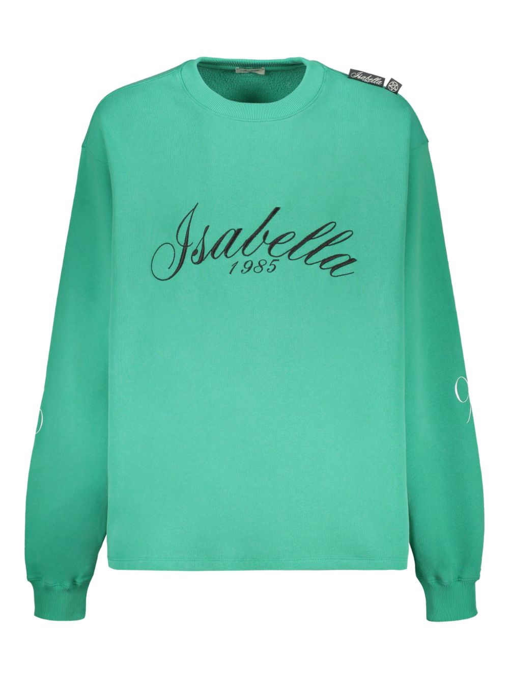 Isabella 1985 logo-embroidered sweatshirt - Green