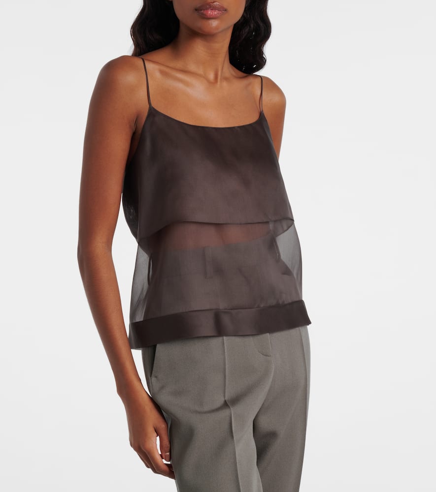 Carmen sheer silk camisole