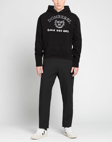 Man Sweatshirt Black Size L Cotton