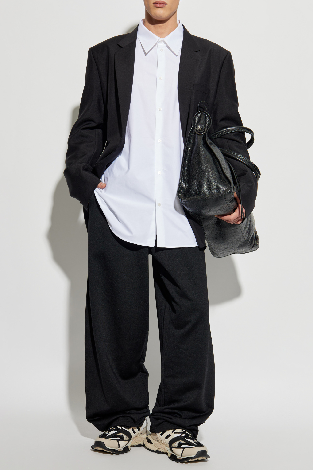 Oversize Shirt, Men's, White