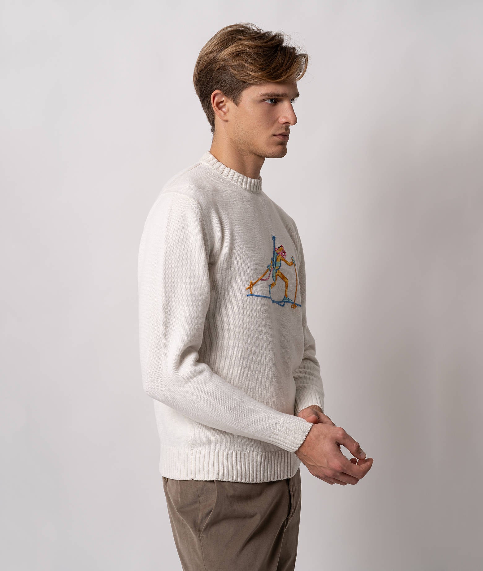Sweater Pink Panther Ivory Da Definire - Men