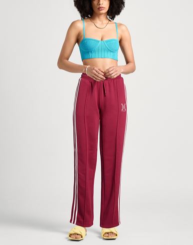 Woman Pants Garnet Size L Cotton, Polyester
