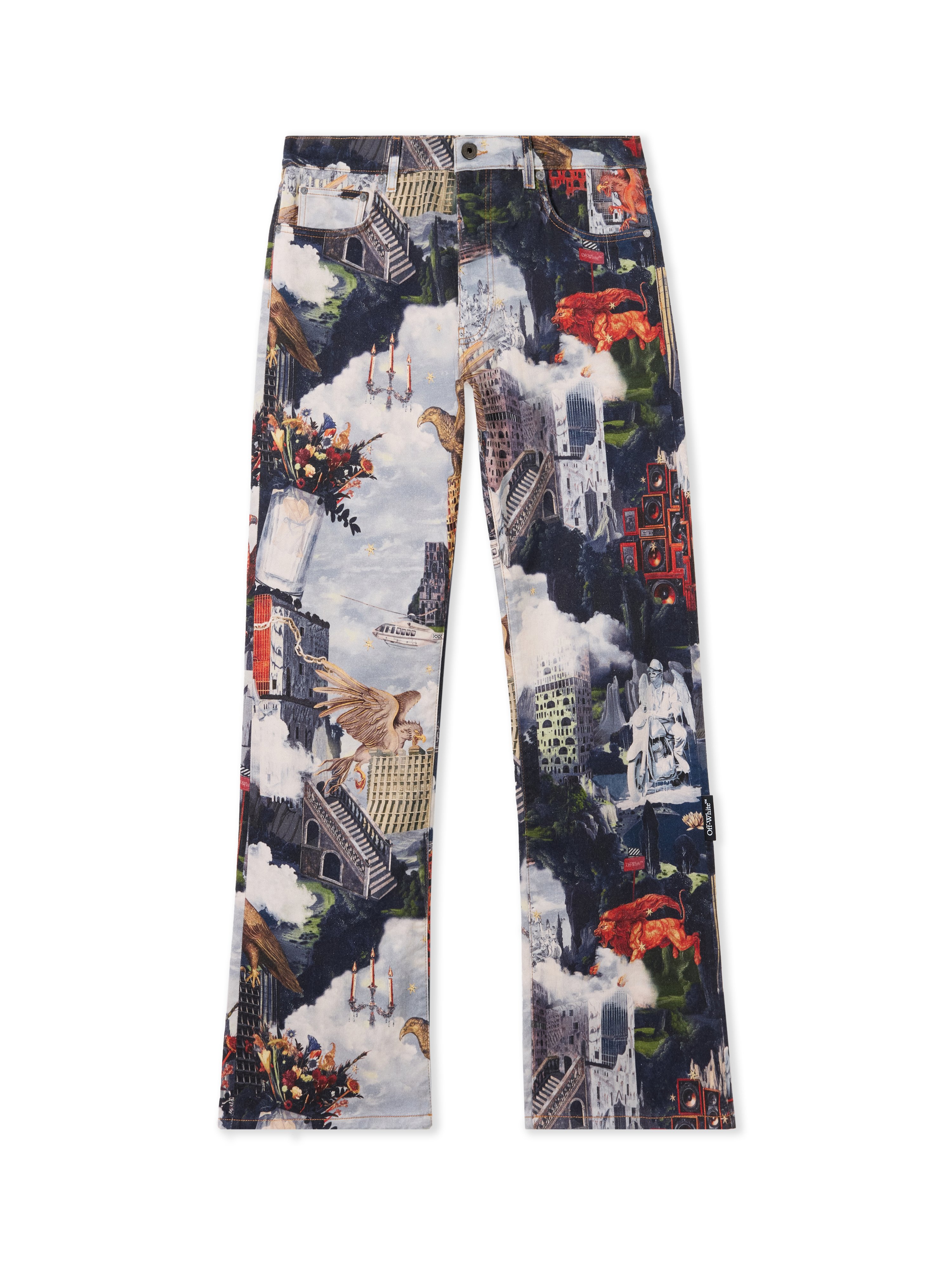 World Paint Relax Jeans - Male Jeans Dusty Blue
