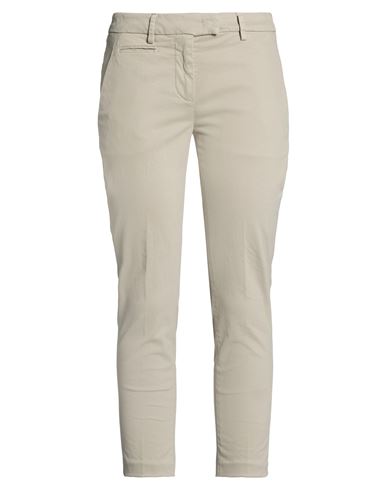 Woman Pants Light grey Size 29 Cotton, Elastane