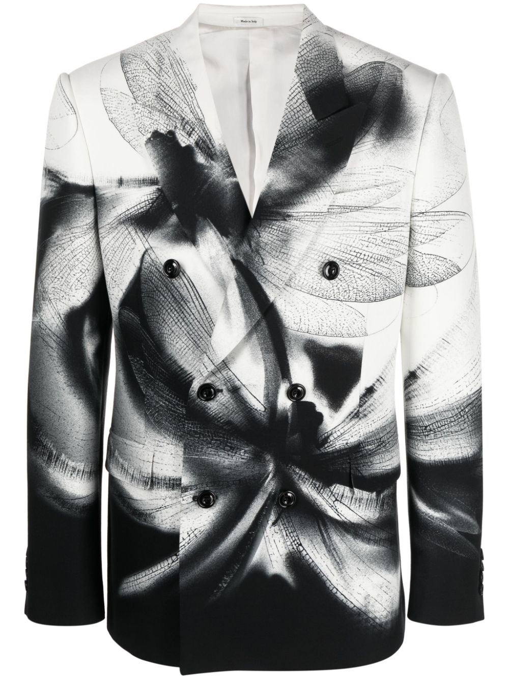 Dragonfly Shadow double-breasted blazer - Black