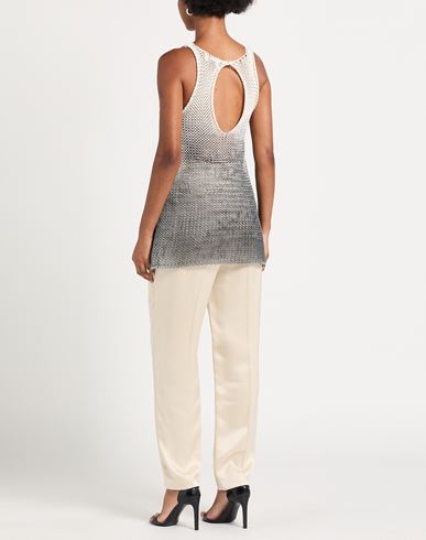 Aviù Woman Top Black Size 6 Cotton, Polyamide