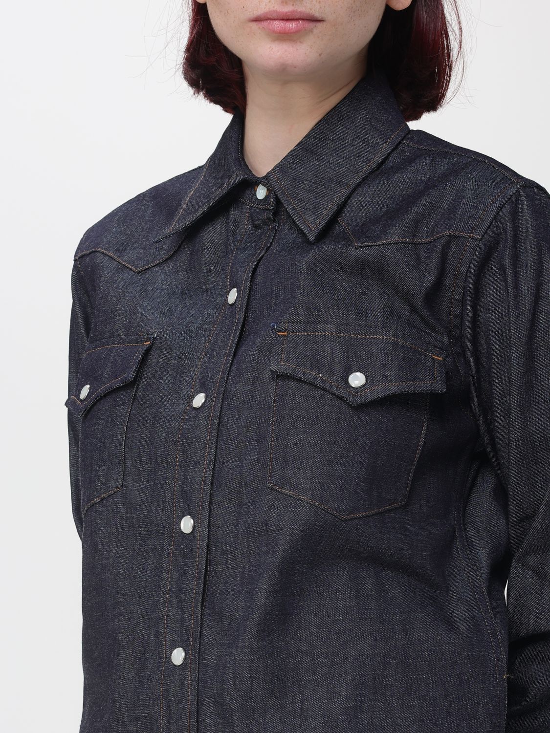Shirt A. P.C. Woman color Blue