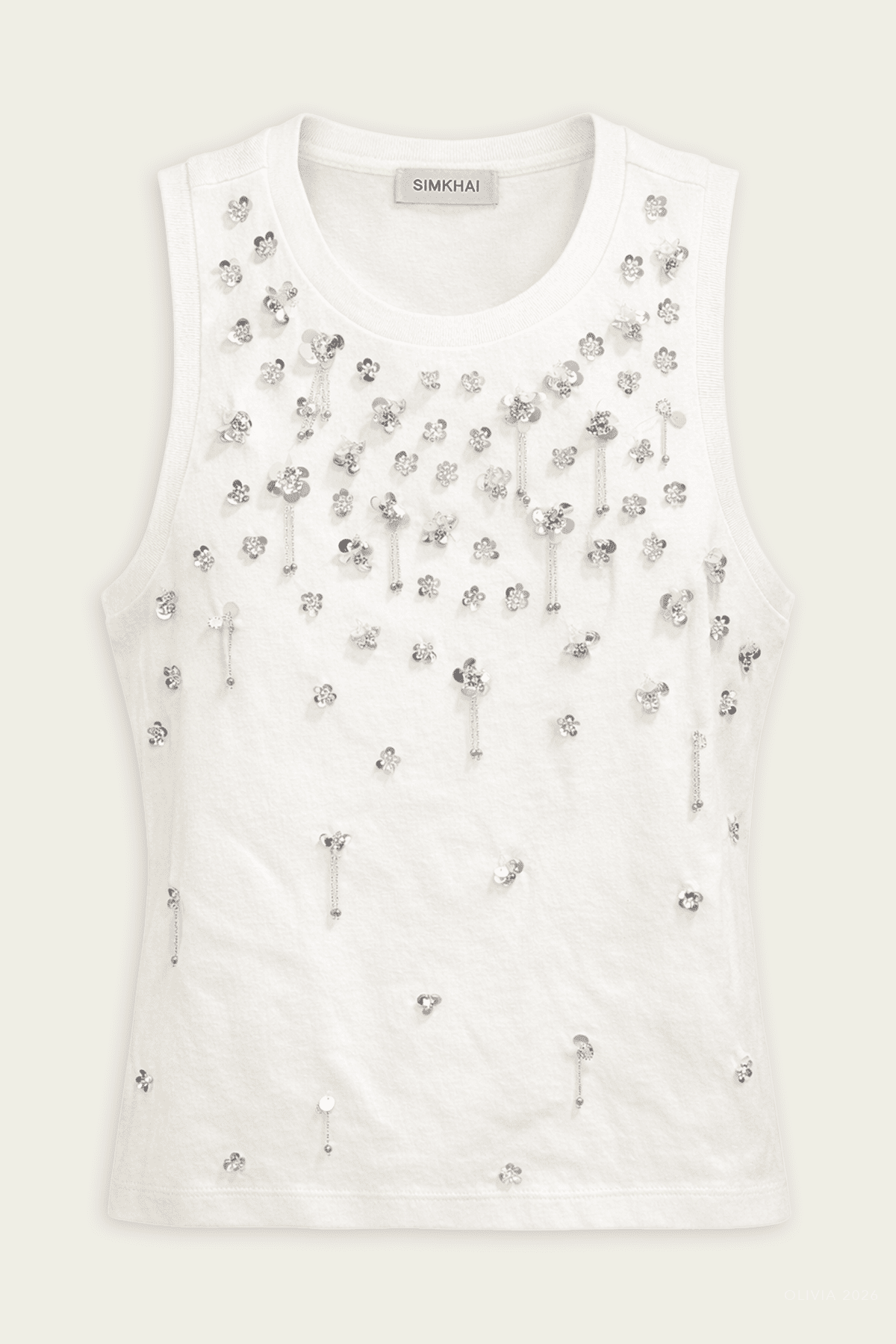 Alistair Tank Top in White