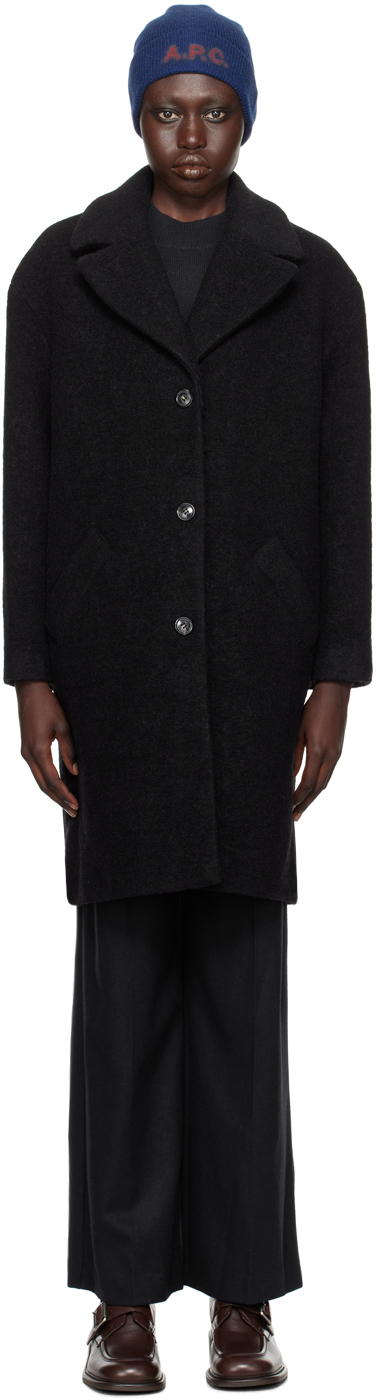 A.P.C. Black Ninon Coat