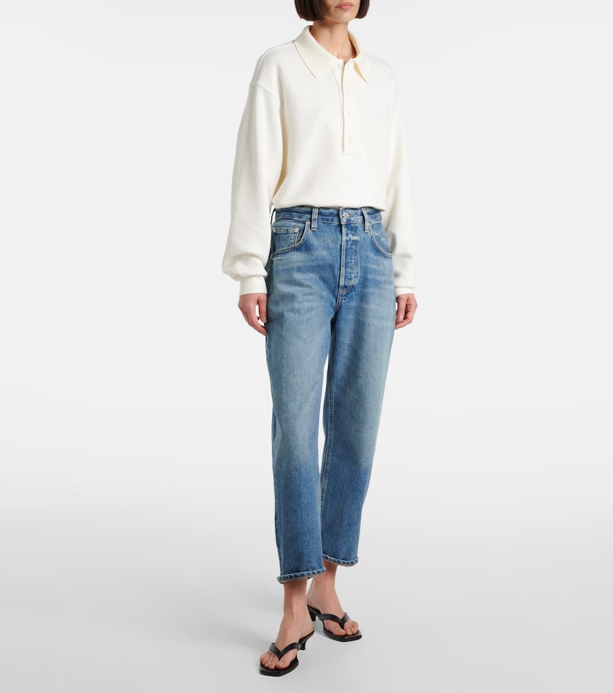 Dahlia mid-rise straight jeans