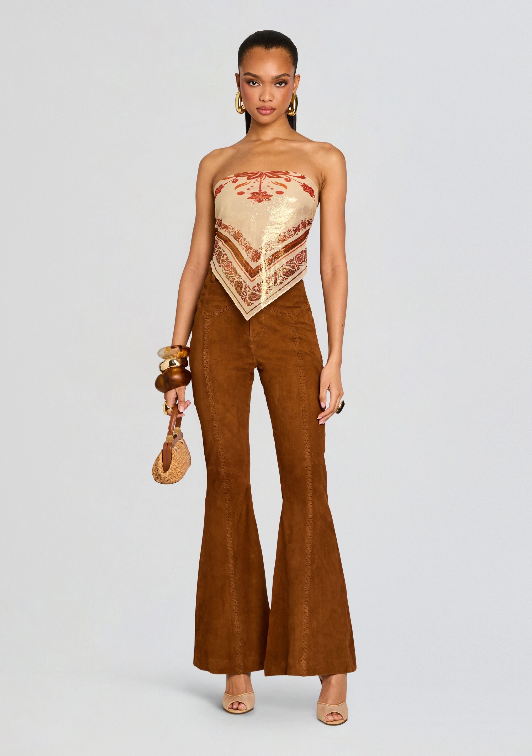 Manuela Suede Pant
