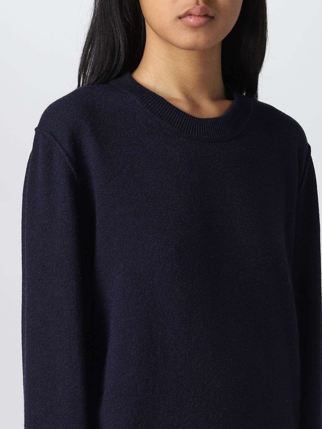 Crew-neck long-sleeve jumper