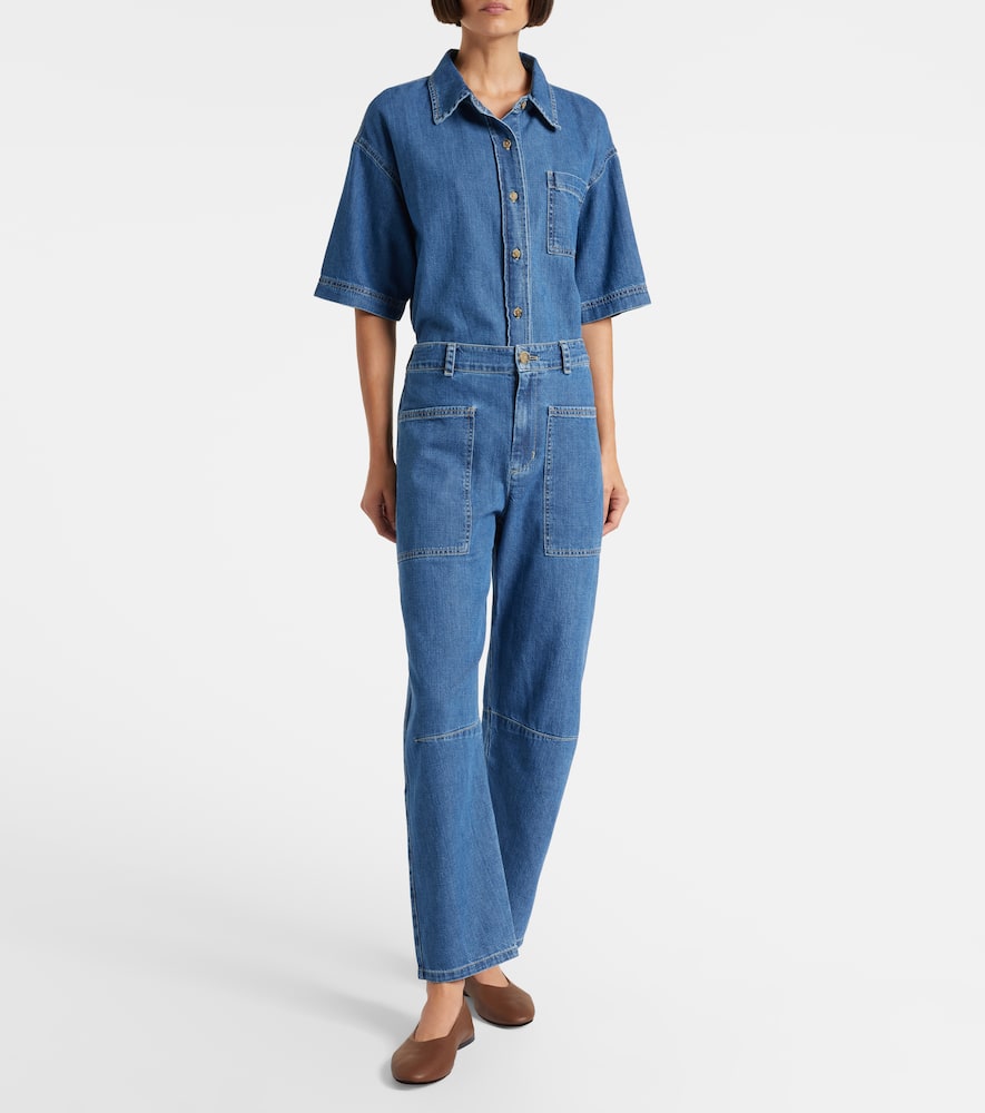 Farah high-rise tapered jeans