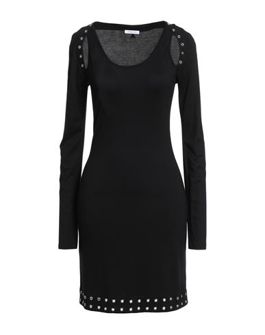 Woman Mini dress Black Size 1 Viscose, Elastane