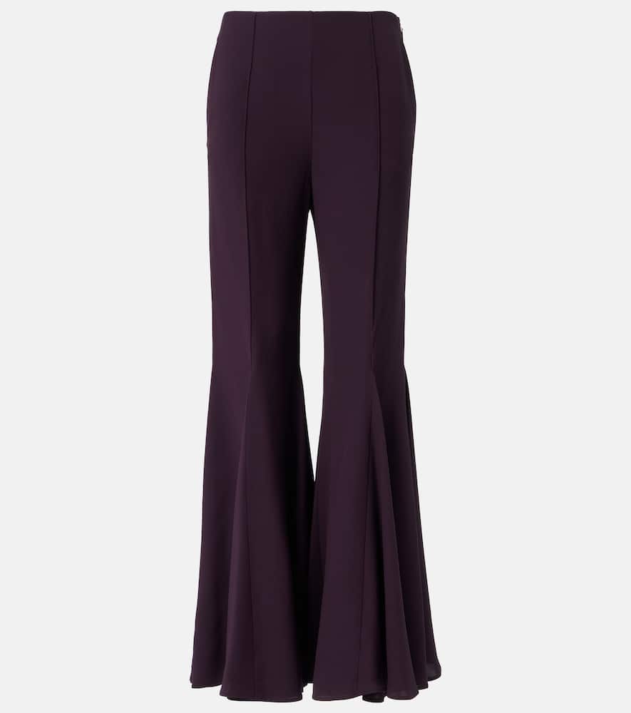 Chloé Crêpe satin flared pants