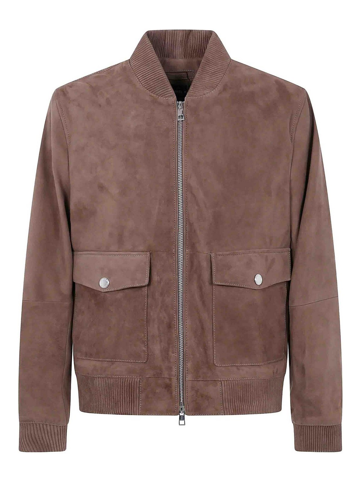 Suede Bomber Jacket