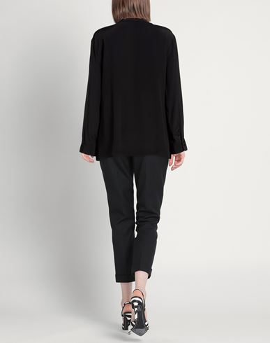Woman Top Black Size 6 Acetate, Silk