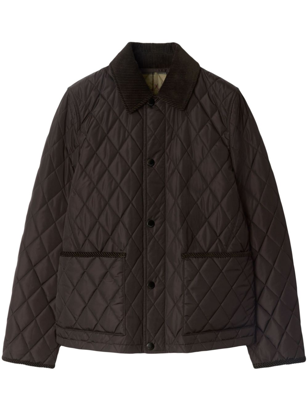Quilted jacket - Brown