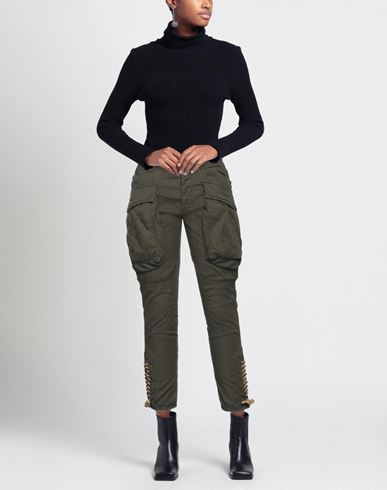 Woman Pants Military green