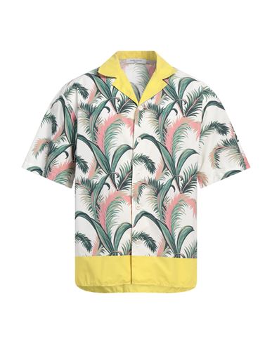 Maison Kitsuné Man Shirt Green Size S Cotton