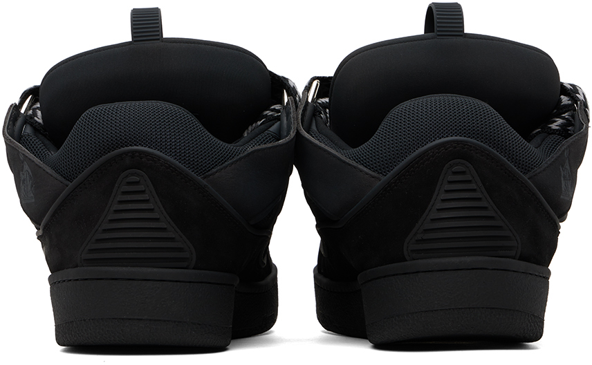 Lanvin SSENSE Exclusive Black Curb Sneakers