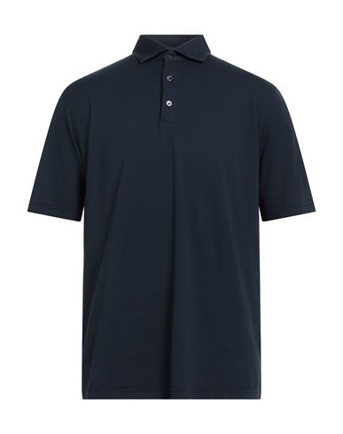 Man Polo shirt Navy Size 44 Cotton