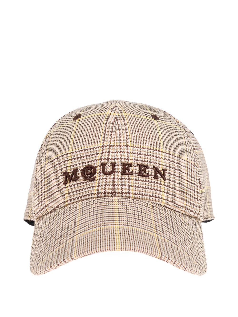 Checked baseball cap - Neutrals